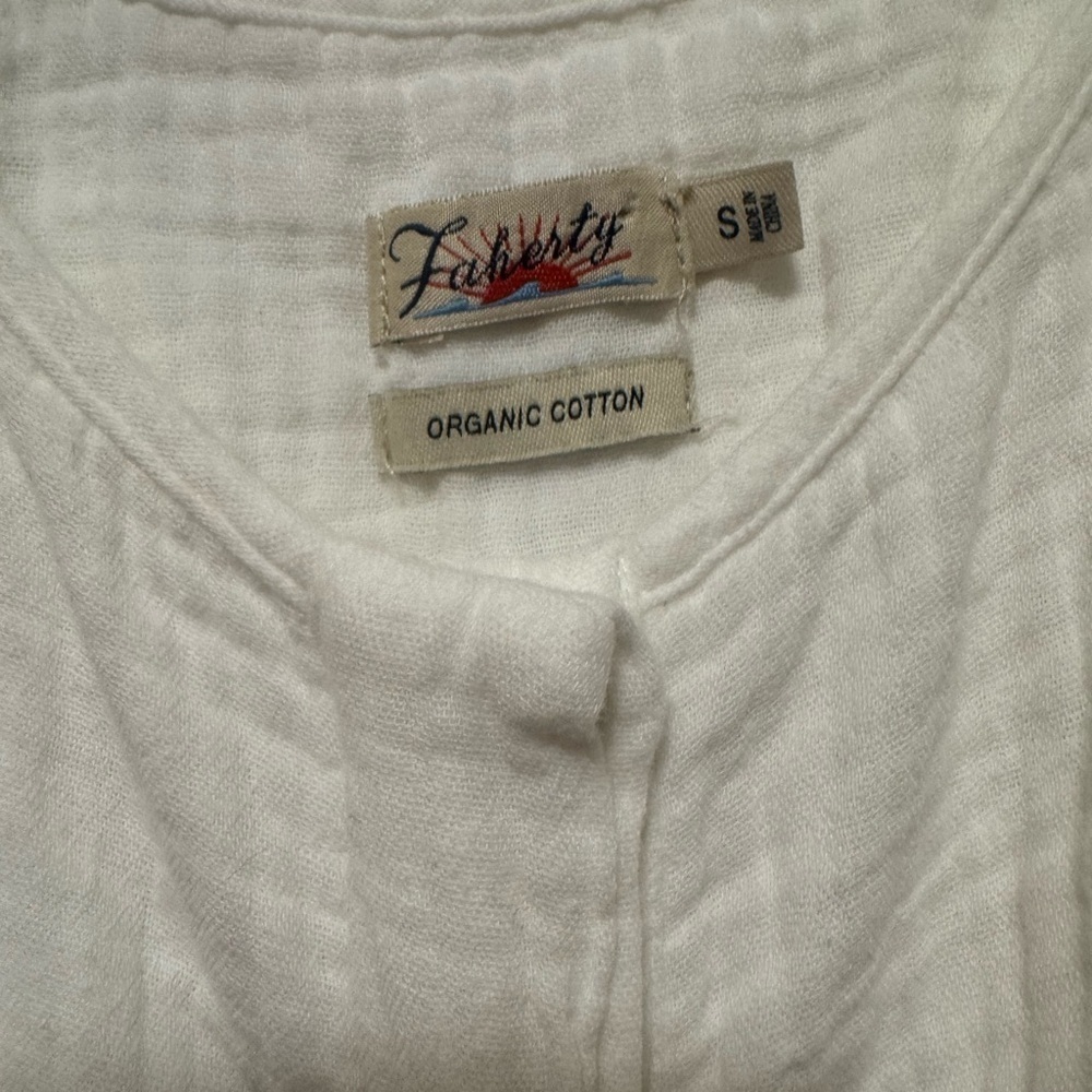 Faherty Dream Organize Cotton Gauze Leila Jumpsuit - Picture 11 of 15
